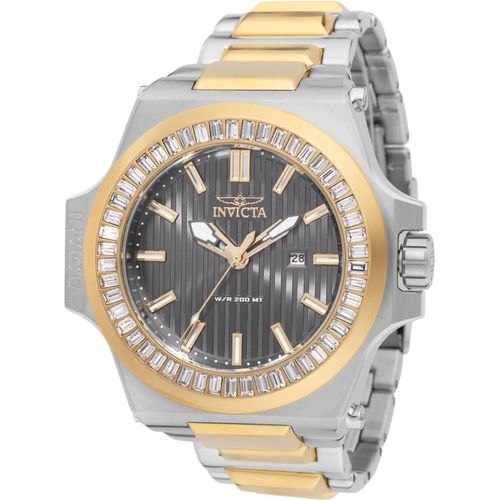 Invicta Akula 49135 Herren uhr - Wasserdicht - Analog - Quarzuhrwerk - Edelstahl mit grauen zifferblat - 58mm Image