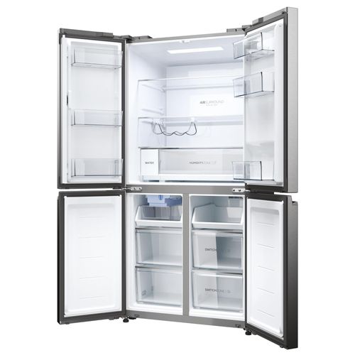 Kühl-Gefrierkombination Edelstahlfront 504 L Smart hON –App Haier HCW58F18EHMP