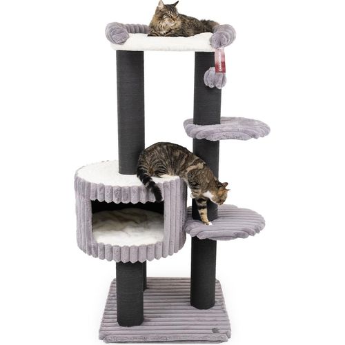 Kratzbaum Edward · grau · 68 x 68 x 158 cm