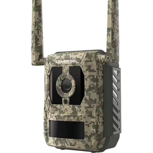 Reolink Camovue Talon Pro S130 4K LTE Wiederaufladbare Wildkamera mit KI-Erkennung, Starlight-Nachtsicht, GPS, Stativgewinde und Baumgurt