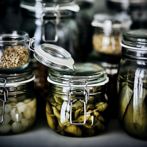 KORKEN Dose mit Deckel