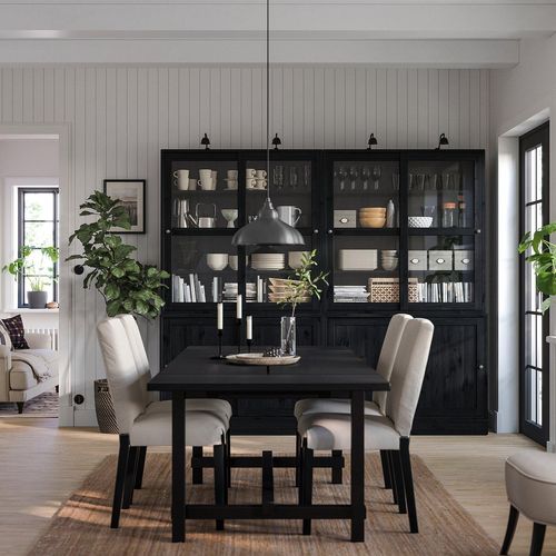 HAVSTA Aufbewahrung mit Glasschiebetüren