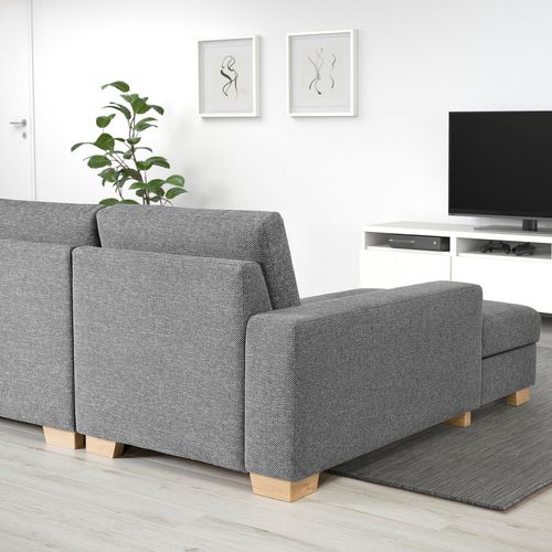 SÖRVALLEN 4er-Sofa mit Récamieren