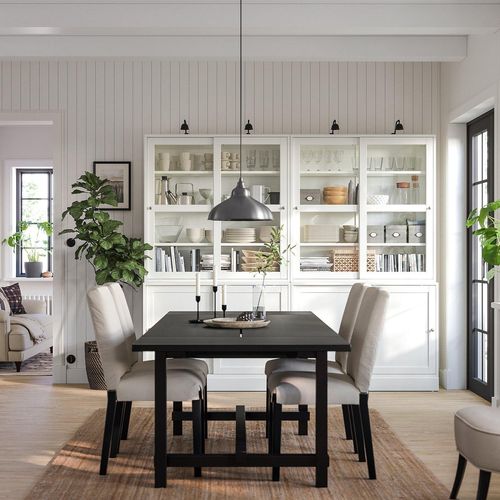 HAVSTA Aufbewahrung mit Glasschiebetüren