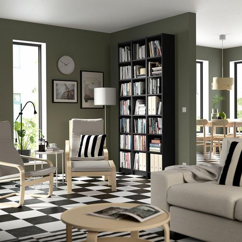 BILLY Regalkombination mit Aufsätzen