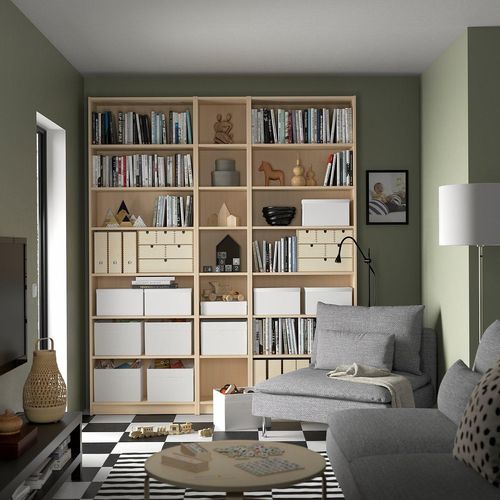 BILLY Regalkombination mit Aufsätzen