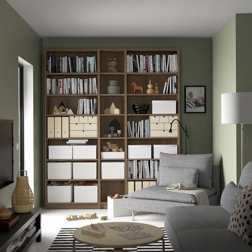 BILLY Regalkombination mit Aufsätzen