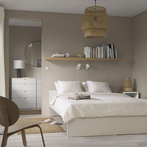 VIHALS Bettgestell + Mittelbalken