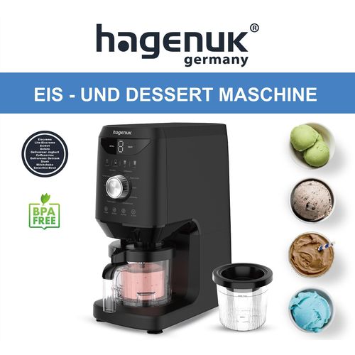 Hagenuk Eiscreme & Dessertmaschine ICM-500.05LB 800W