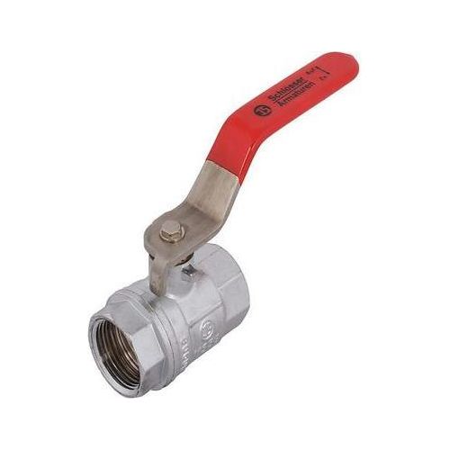 Js Kugelhahn, Schwer, Dn80,3" Bl 145Mm,Edelst-Gr.rot,Matt Chrom