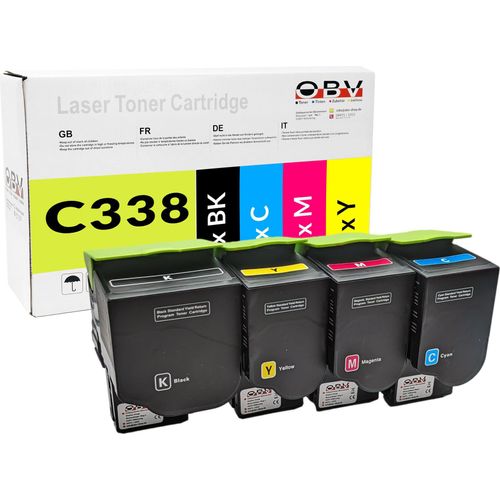 Toshiba T-FC338E kompatible Toner 4er Set - e-STUDIO 338CP e-STUDIO 338CS e-STUDIO 388CP