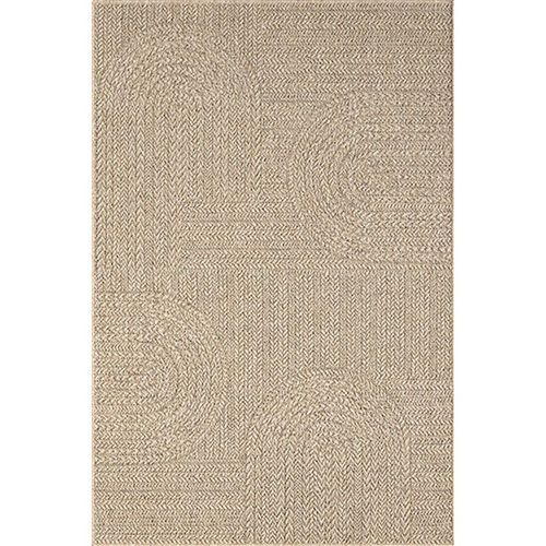 Outdoorteppich Kenzy , Natur , Textil , Struktur , rechteckig , 60x180 cm , Bsci , für Fußbodenheizung geeignet , Teppiche & Böden, Teppiche, Outdoorteppiche