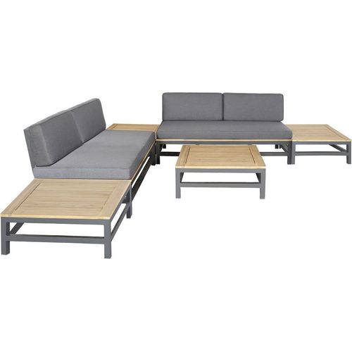 Modulare Premium Garten Ecklounge-Set Betis 6-tlg. - & Flexibilität