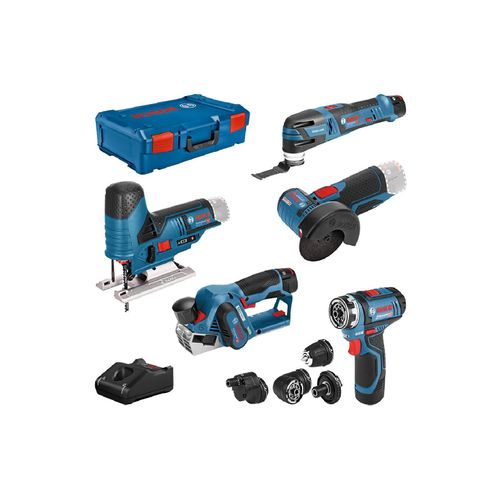 Bosch Professional Werkzeugset "Akku-Werkzeugset 12 V Combo Kit"
