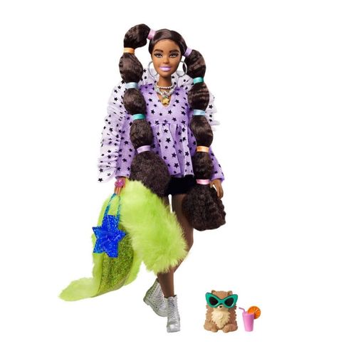 Barbie Barbie mit Zöpfen und Bobble Haargummies