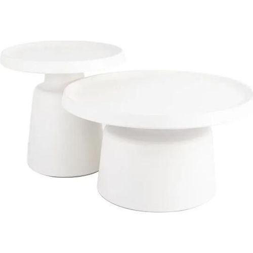 Set mit 2 Bänken RODOS in grauer Farbe