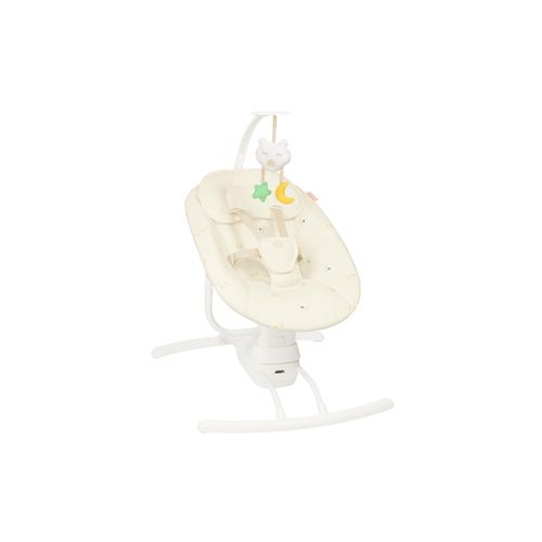 Babyschaukel BADABULLE "Creme", Baby, beige (natur), Metall, Polyester, Babywippen Babyschaukel