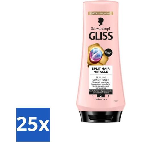 Gliss - Hair Repair - Spülung Split Hair Miracle gegen Spliss - 200 ml - Vorteilspack - 25 Stücke