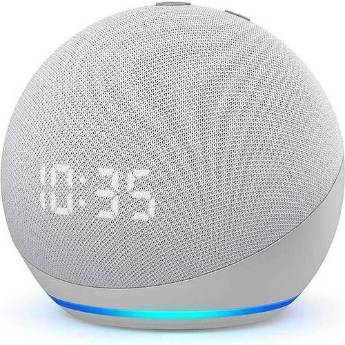 Amazon Echo Dot 4 weiß Assistant Speaker mit Uhr