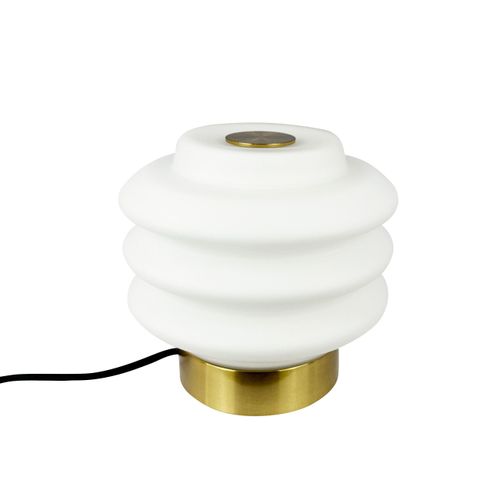 Tischlampe, Tischleuchte, Nachttischlampe, Schreibtischlampe, LED Leselampe, Diva Messing