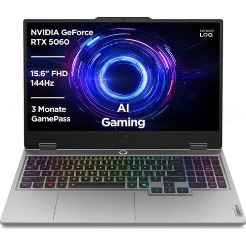 Lenovo LOQ Gaming Laptop mit 15.6" FHD, RTX 5060 und i7-13650HX