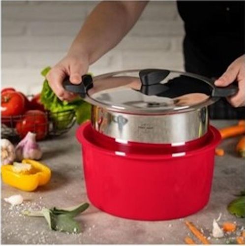 Kuhn Rikon HOTPAN Servier Kasserolle 2,0 L/Ø 18 cm in Grau