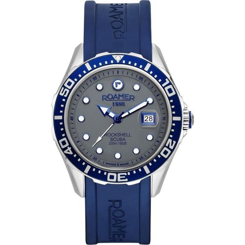 Herrenuhr ROAMER 867833 41 55 02 in sportlichem Marineblau zum Tauchen.