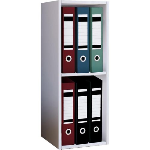 Mid.you Aktenregal , Weiß , Holzwerkstoff , 34x72x30 cm , Arbeitszimmer, Büroregale, Aktenregale