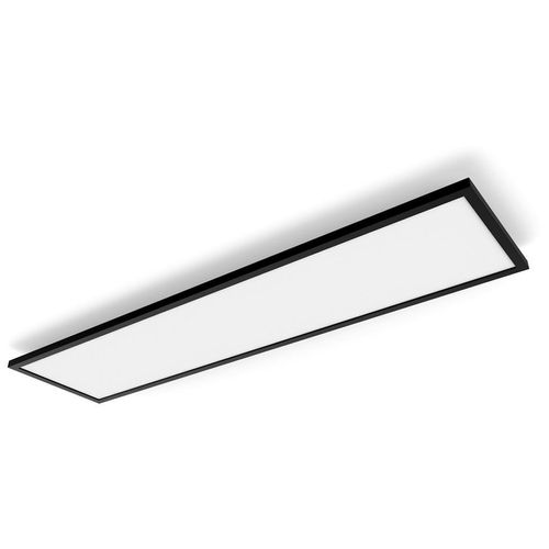Philips HUE Led-Deckenleuchte Aurelle , Schwarz , Metall , 120x30x4.6 cm , Smartphone-Steuerung , Lampen & Leuchten, LED Beleuchtung, LED-Deckenleuchten