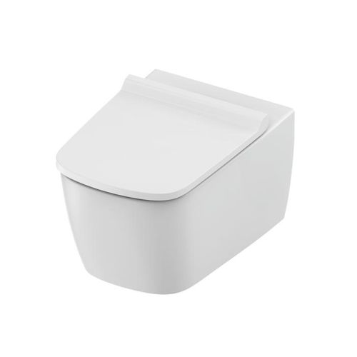 TECEneo Wand-WC 9700215 Set mit Deckel SLIM, weiß, ohne Duschfunktion