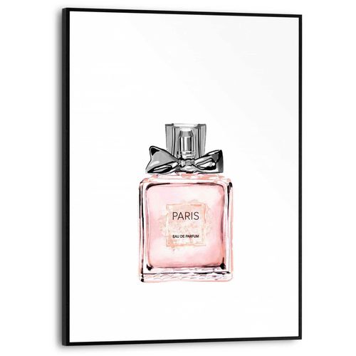 Poster REINDERS "Parfümflasche", rosa (farbe bild(er): rosa), B:30cm H:40cm T:1,6cm, MDF, Bilder, Poster