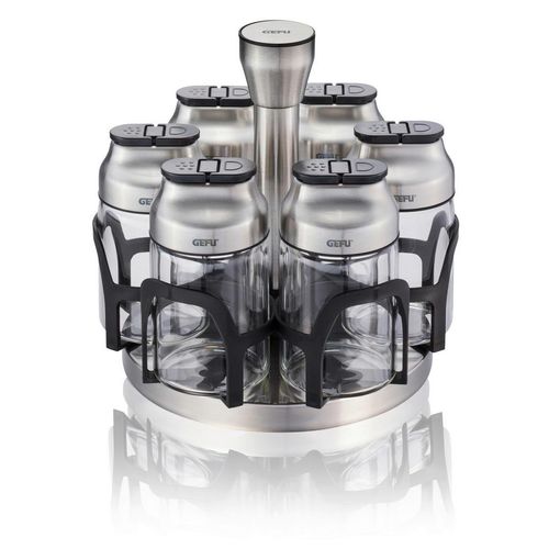 Gefu Gewürzkarussell Kippo , 15.8 cm , Küchenzubehör, Vorratsbehälter, Gewürzgläser