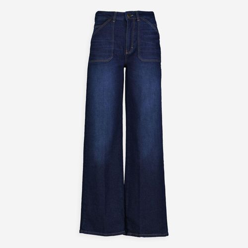 Dunkelblaue Straight Fit Jeans Image