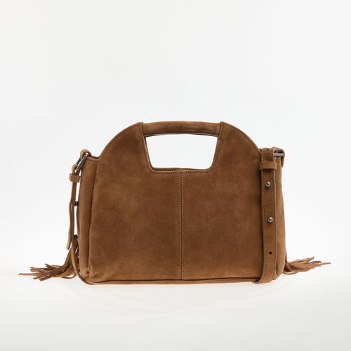 Braune Umhängetasche aus Wildleder Image