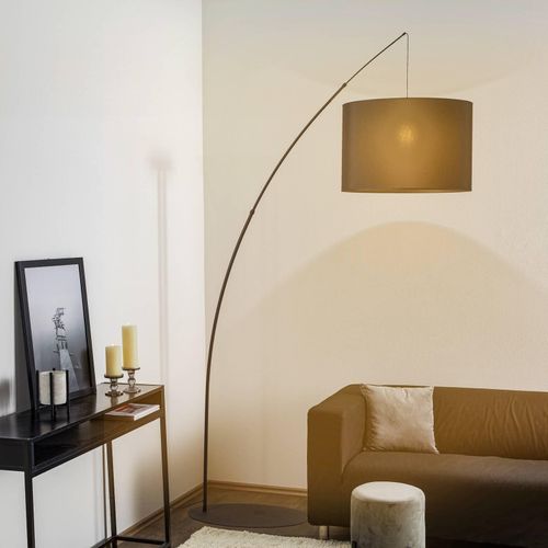 Stehleuchte Moby Black mit Textilschirm