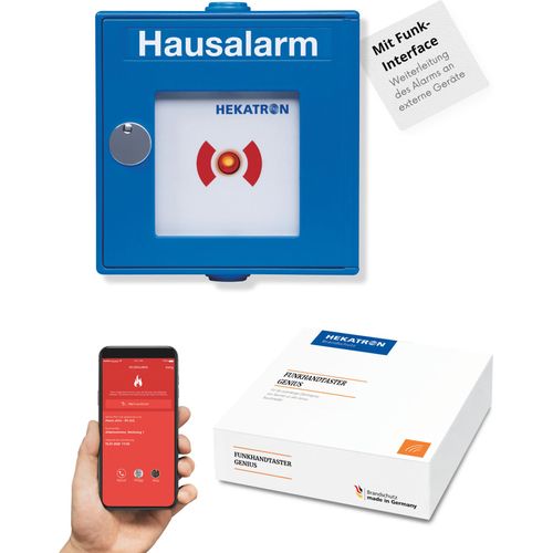 Hekatron Funkhandtaster Genius – für Genius Plus X – Hausalarm