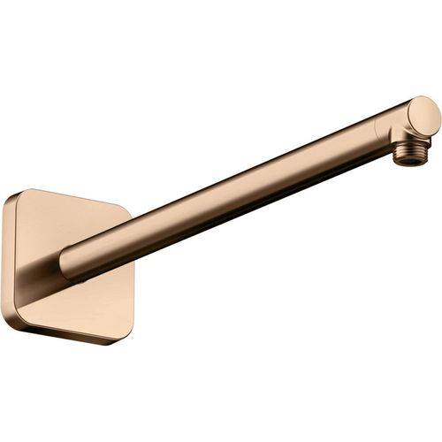 Brausearm AXOR 390mm DN 15 softsquare polished red gold polished red gold