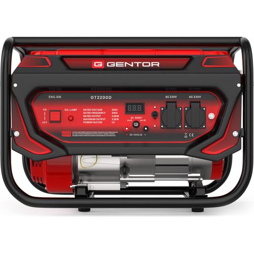 GT2200D 4-Takt 7 PS 2200 Watt Notstrom Generator Notstromaggregat Benzin Stromerzeuger Stromgenerator Strom Ággregat leise