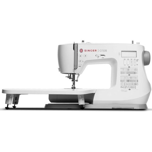 SINGER C7225, Weiß, Computergesteuerte Nähmaschine, Nähen, 1 Schritt, LCD, Elektro