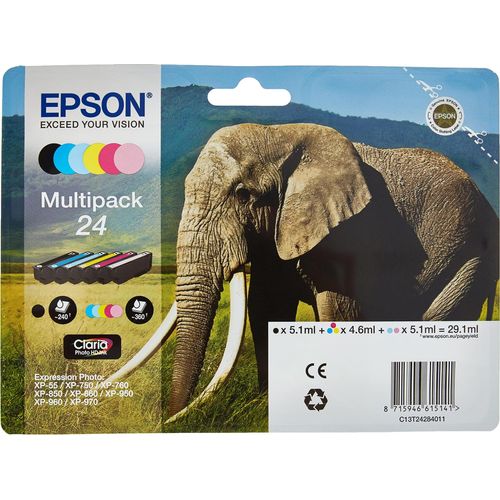 Epson Original 24 Tinte Multipack für hochwertige Druckergebnisse
