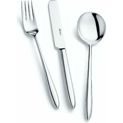 Wilkens Besteck-Set Besteckgarnitur Menübesteck Set 60-teilig Aura in 18/10 Edelstahl