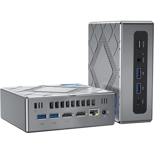 NiPoGi i5 Business mit Windows Computer Mini Pc Office HomeOffice Pc Mini-PC (Intel Core i5 12450H, UHD Graphics, 16 GB RAM, 512 GB SSD, Luftkühlung)