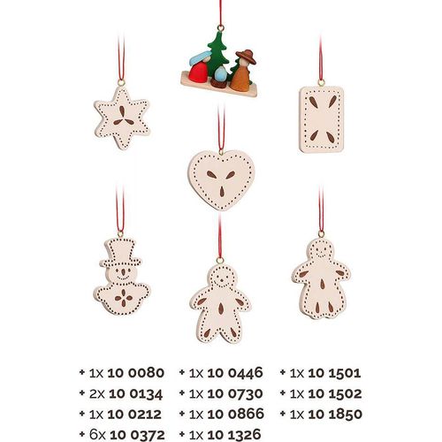 Bestückung für Räucher-Adventskalender (4,5cm) von Christian Ulbricht