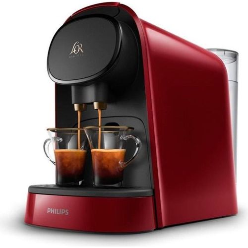 L'Or Barista LM8012/51 Doppel-Espresso-Kapselmaschine - Rot + 9 Kapseln