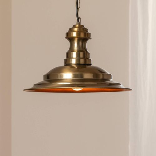 Hängeleuchte Sivani MR-637, gold antik, Metall, Ø 39 cm