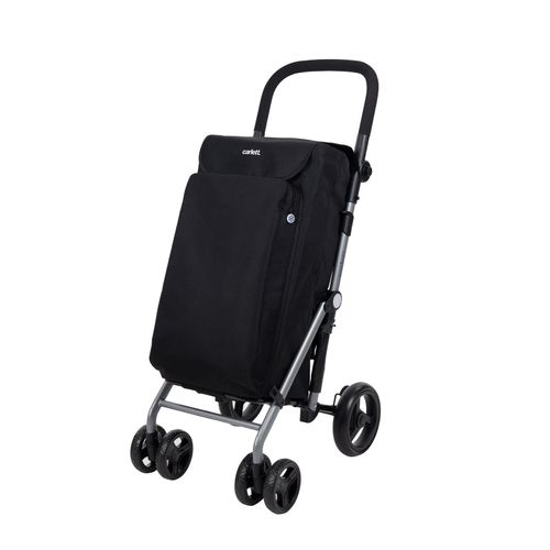 Einkaufstrolley Einkaufswagen Mit Kühltasche kaufwagen Klappbar Shopping Trolley 58 l, Kühltasche 10L, eine Große Kapazität von 25 kg, Für Einkaufen
