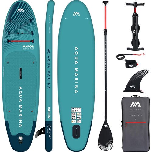 Aqua Marina Vapor, Aufblasbares Kajak, 1 Person(en), 140 kg, Türkis, EVA (Äthylen-Vinylazetat), Polyvinylchlorid (PVC), 3150 mm