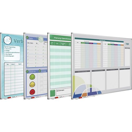 eurokraft pro Individuell bedrucktes Whiteboard, Sublimationsstahl, BxH 1000 x 1000 mm