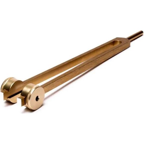 Stimmgabel für das Nervensystem goldfarbig -- 14cm