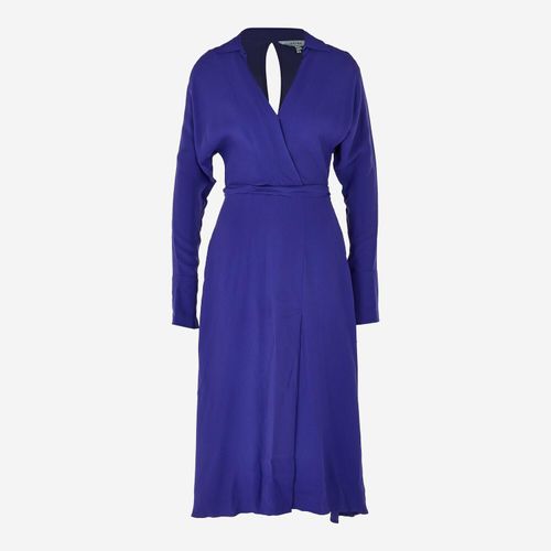 Violettes Cecily Midi-Hemdkleid mit V-Ausschnitt